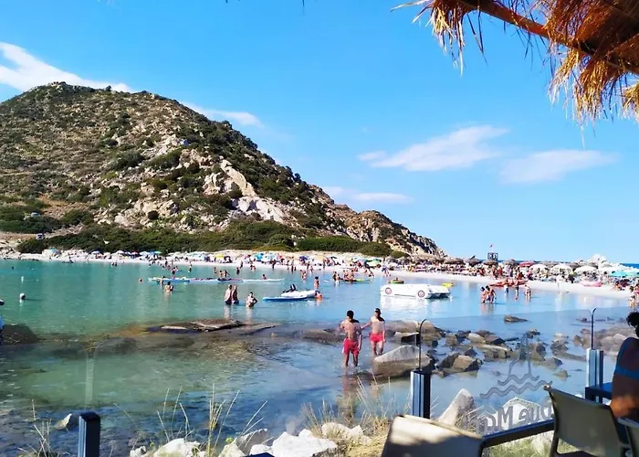 Nyaraló Milena Villasimius, Wifi Gratuito, Ampio Giardino A 300 M Dal Mare